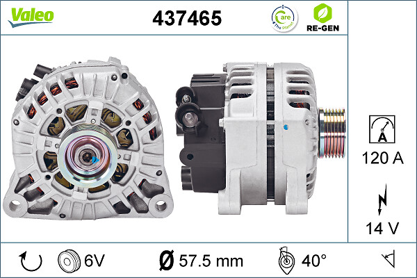 Alternator/Dynamo Valeo 437465