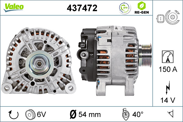 Alternator/Dynamo Valeo 437472