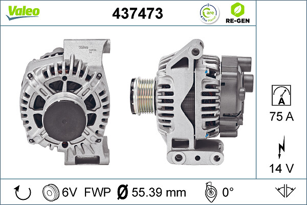 Alternator/Dynamo Valeo 437473