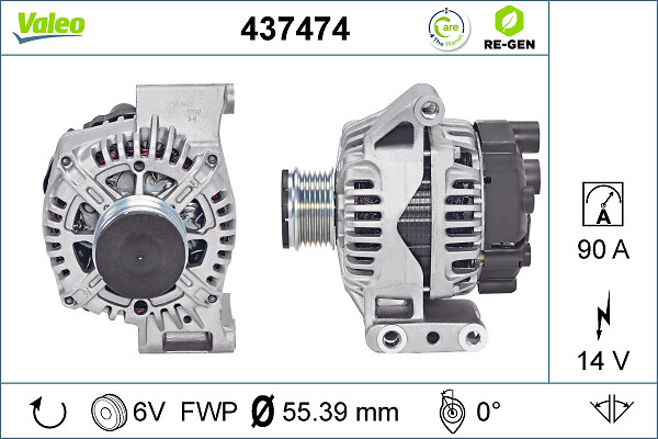 Alternator/Dynamo Valeo 437474