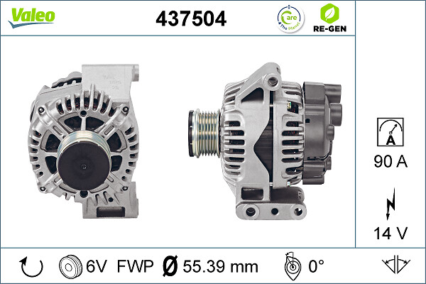 Alternator/Dynamo Valeo 437504