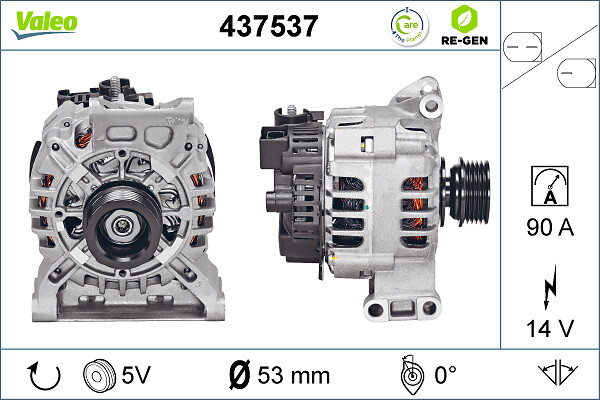 Alternator/Dynamo Valeo 437537