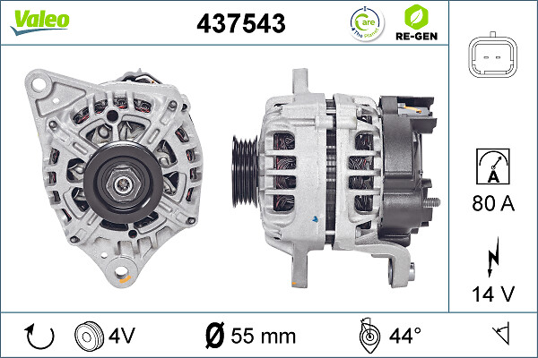 Alternator/Dynamo Valeo 437543