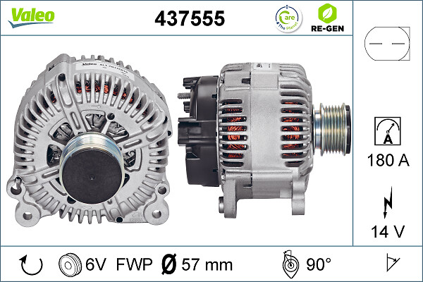 Alternator/Dynamo Valeo 437555