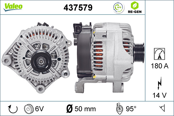 Alternator/Dynamo Valeo 437579