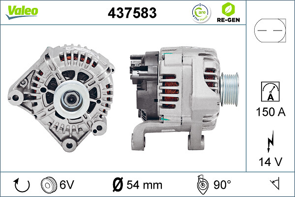 Alternator/Dynamo Valeo 437583