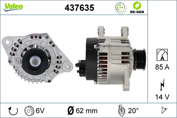 Alternator/Dynamo Valeo 437635