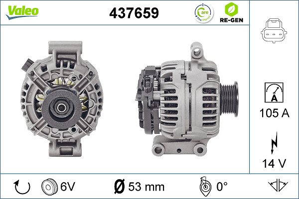 Alternator/Dynamo Valeo 437659