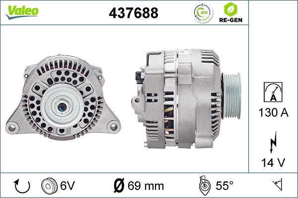 Alternator/Dynamo Valeo 437688