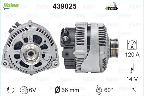 Alternator/Dynamo Valeo 439025