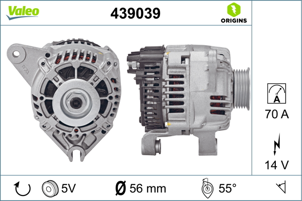 Alternator/Dynamo Valeo 439039