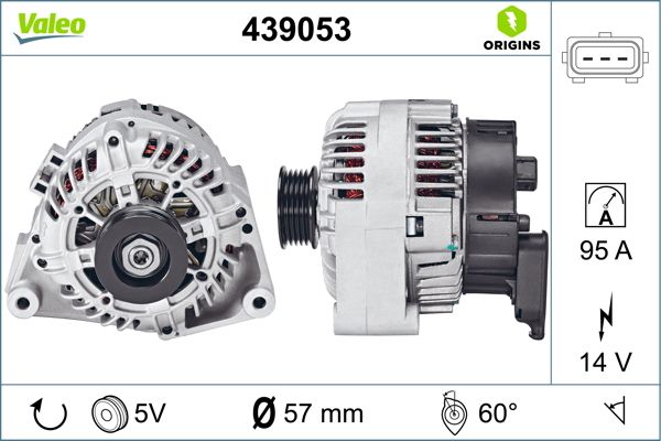 Alternator/Dynamo Valeo 439053