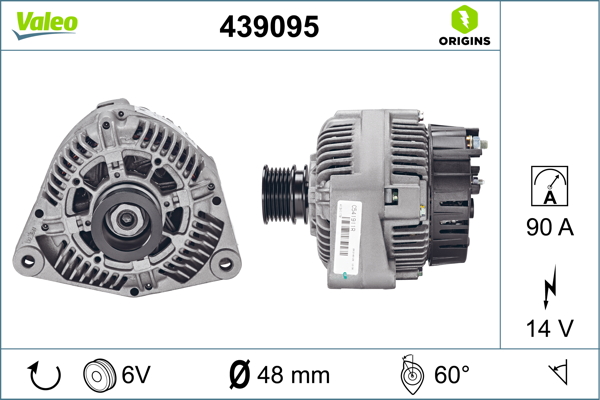 Alternator/Dynamo Valeo 439095