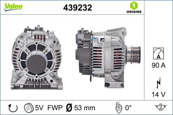 Alternator/Dynamo Valeo 439232