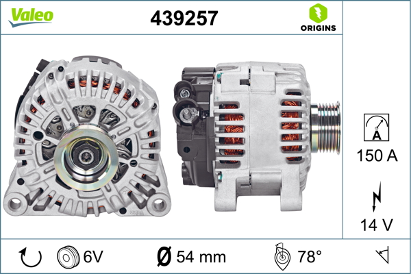 Alternator/Dynamo Valeo 439257