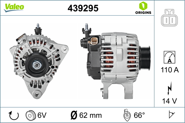 Alternator/Dynamo Valeo 439295