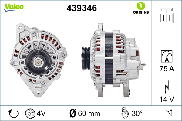 Alternator/Dynamo Valeo 439346