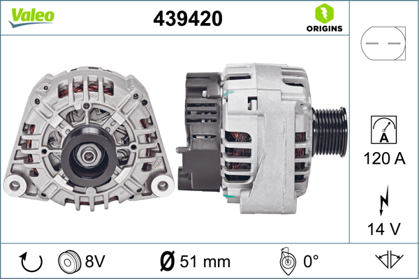 Alternator/Dynamo Valeo 439420