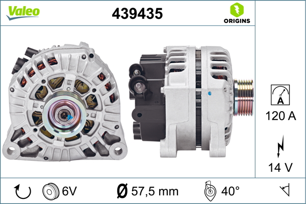 Alternator/Dynamo Valeo 439435