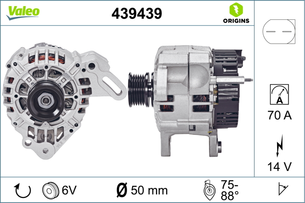 Alternator/Dynamo Valeo 439439