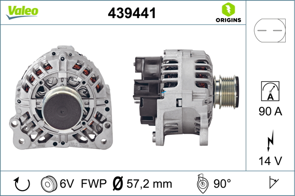 Alternator/Dynamo Valeo 439441