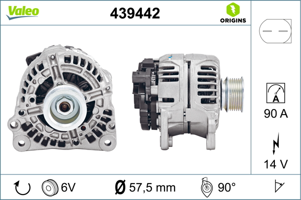 Alternator/Dynamo Valeo 439442
