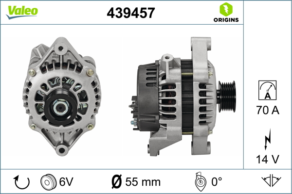 Alternator/Dynamo Valeo 439457