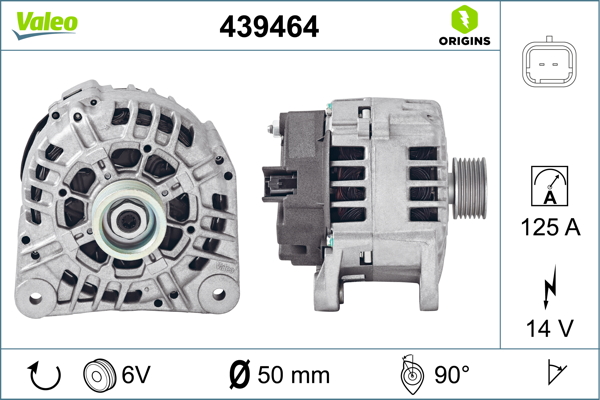 Alternator/Dynamo Valeo 439464