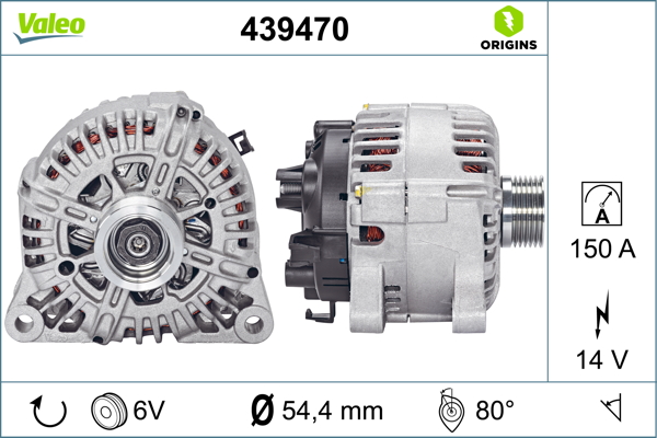 Alternator/Dynamo Valeo 439470