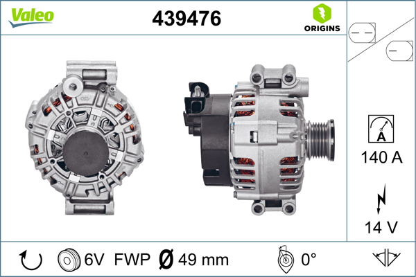 Alternator/Dynamo Valeo 439476