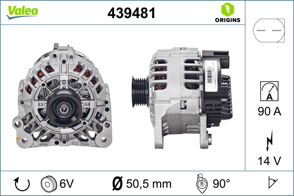 Alternator/Dynamo Valeo 439481