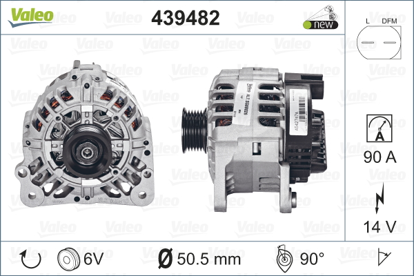 Alternator/Dynamo Valeo 439482