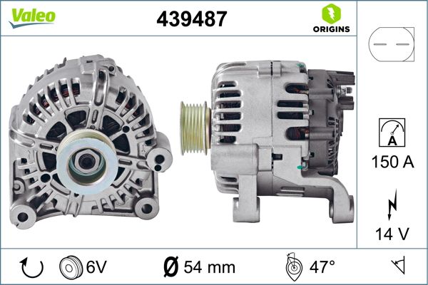 Alternator/Dynamo Valeo 439487