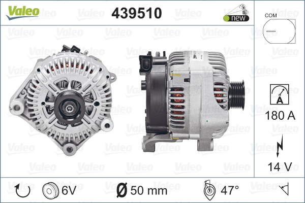 Alternator/Dynamo Valeo 439510