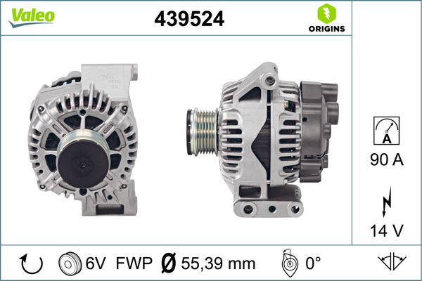 Alternator/Dynamo Valeo 439524