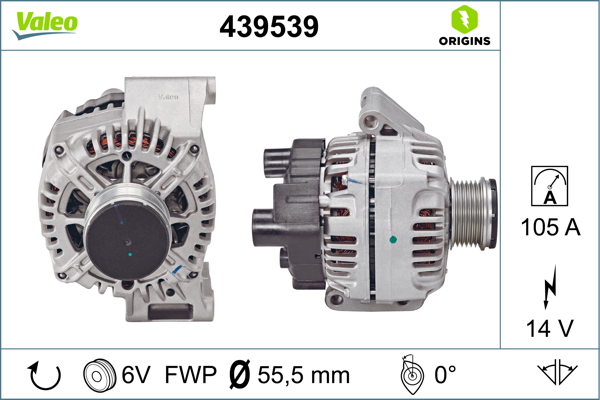 Alternator/Dynamo Valeo 439539