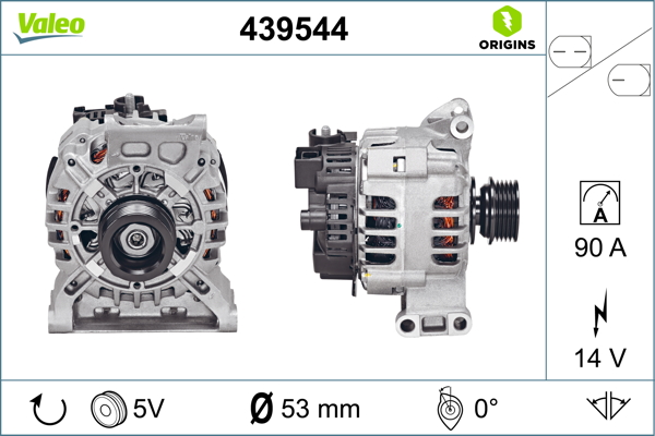 Alternator/Dynamo Valeo 439544