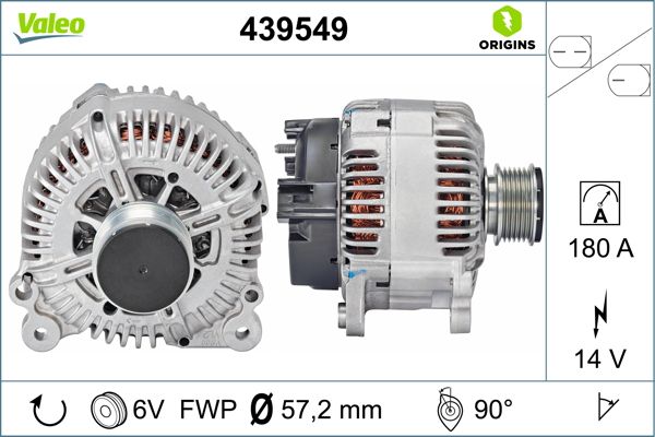 Alternator/Dynamo Valeo 439549