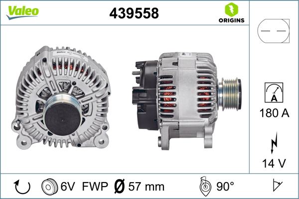 Alternator/Dynamo Valeo 439558