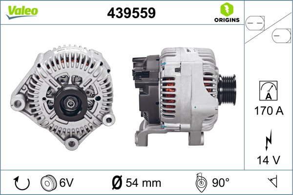 Alternator/Dynamo Valeo 439559