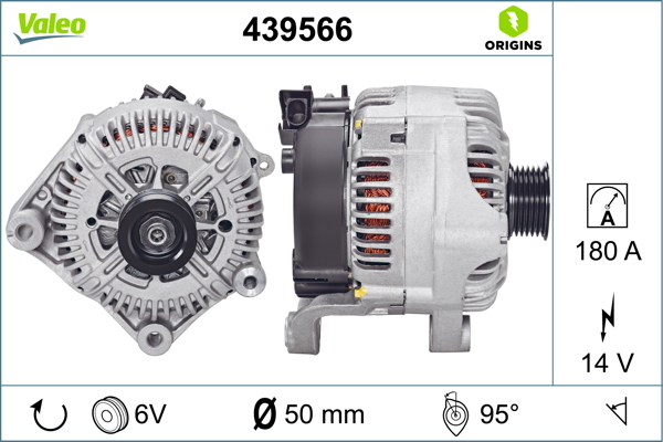 Alternator/Dynamo Valeo 439566