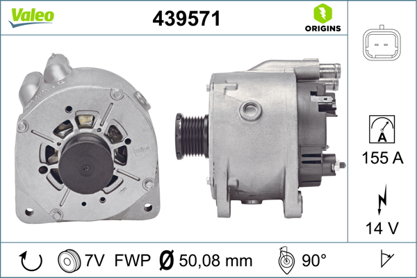 Alternator/Dynamo Valeo 439571