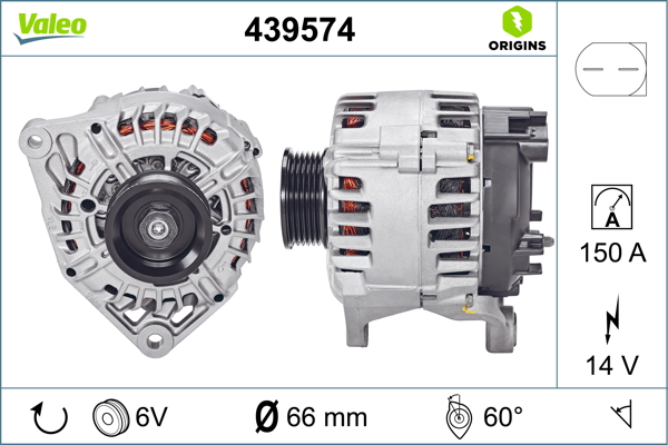 Alternator/Dynamo Valeo 439574