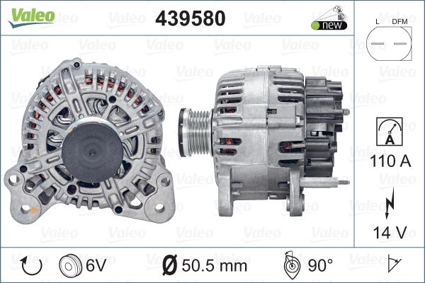 Alternator/Dynamo Valeo 439580