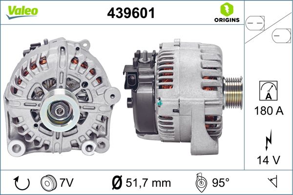 Alternator/Dynamo Valeo 439601