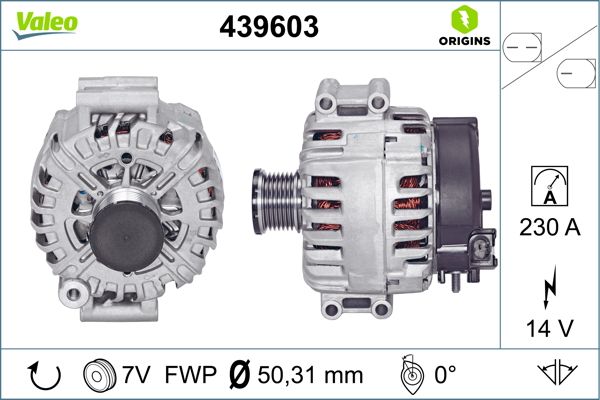 Alternator/Dynamo Valeo 439603