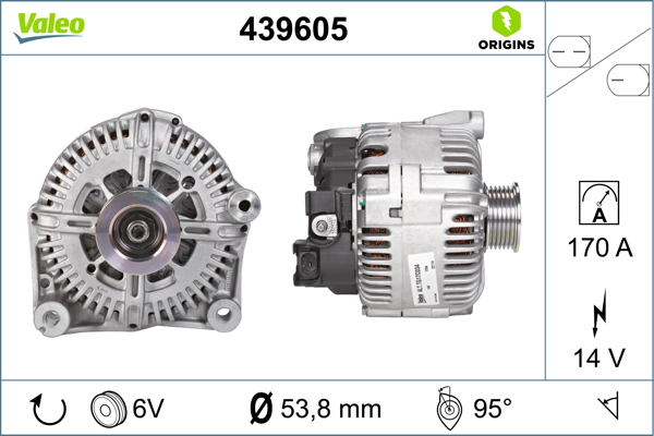 Alternator/Dynamo Valeo 439605