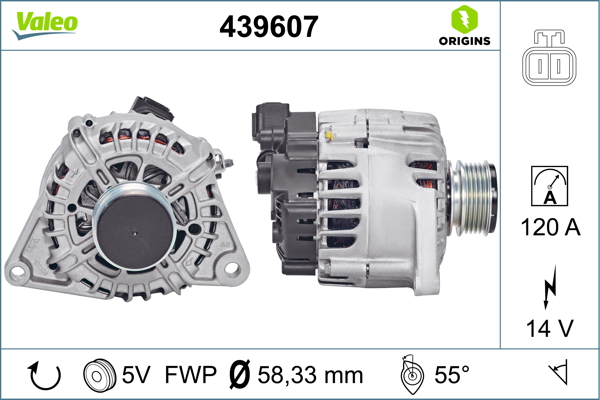 Alternator/Dynamo Valeo 439607