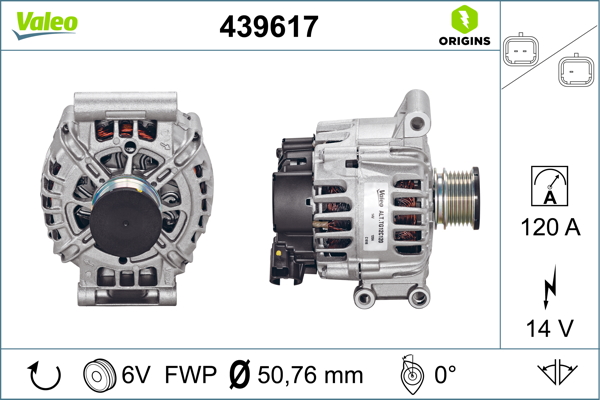 Alternator/Dynamo Valeo 439617