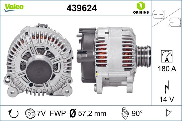 Alternator/Dynamo Valeo 439624